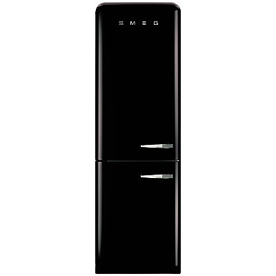 Smeg FAB32LNN Fridge Freezer, A++ Energy Rating, Left-Hand Hinge, 60cm Wide, Black Smeg FAB32LNN Fridge Freezer, A++ Energy Rating, Left-Hand Hinge, 60cm Wide, Black